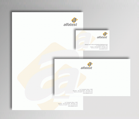 Design Grfico, Catlogos e Papelaria - Papelaria Alfatest