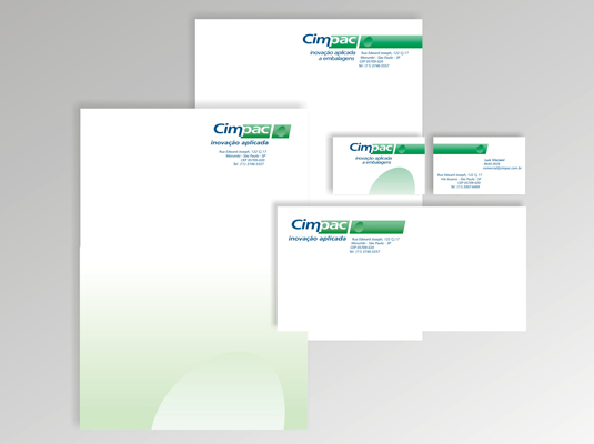 Design Grfico, Catlogos e Papelaria - Papelaria Cimpac