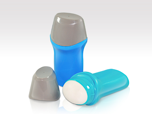 Design de Produto, Embalagem  e Perfumaria - Frasco e tampa para roll-on oval, para desodorante