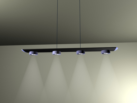 Design de Produto, Conceitual, Iluminao - Luminria LumiElipse modelo 3d