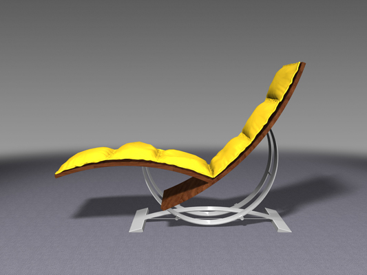 Design de Produto, Conceitual, Mveis - cadeira Arco modelo 3d