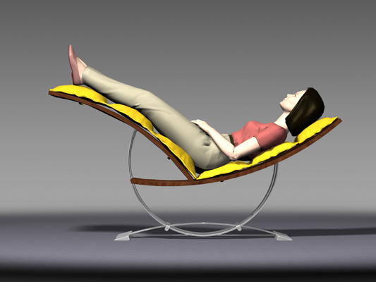 Design de Produto, Conceitual, Mveis - cadeira Arco modelo 3d